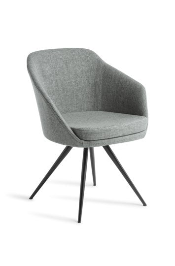 Talia Stork Base-Reception Furniture-Augustus-Black-Commercial Traders - Office Furniture