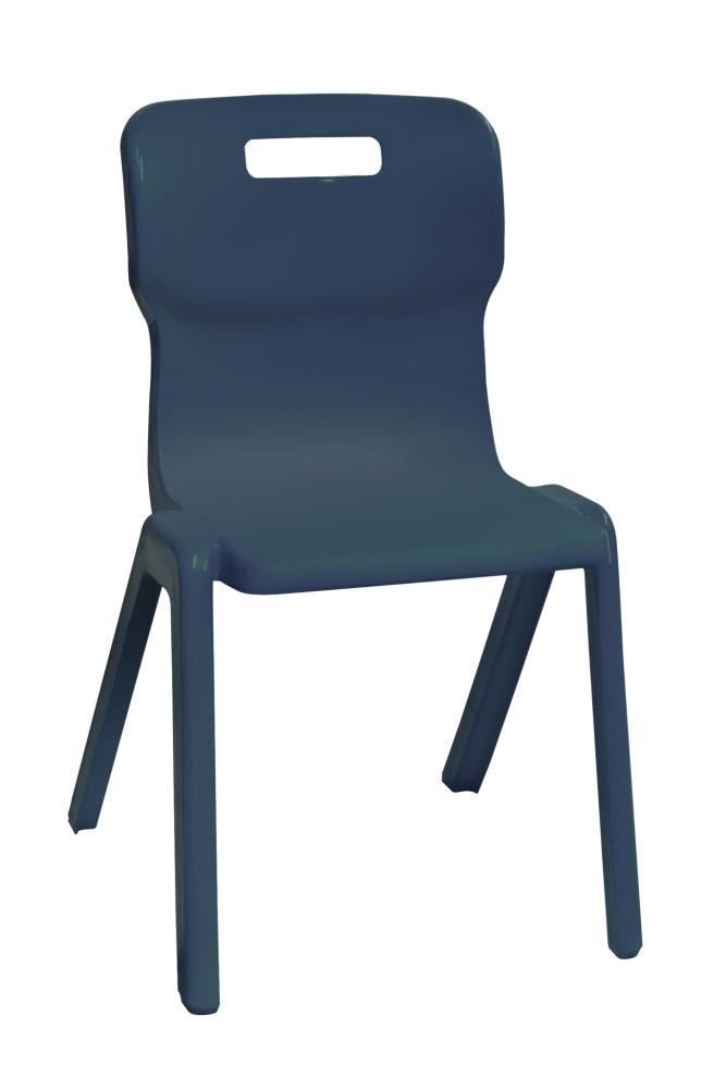 Titan Chair-Lunchroom Chairs-Blue-Commercial Traders - Office Furniture