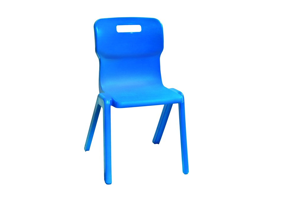 Titan Chair-Lunchroom Chairs-Blue-Commercial Traders - Office Furniture