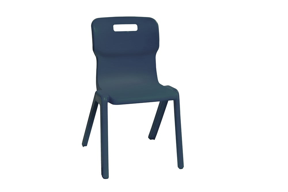 Titan Chair-Lunchroom Chairs-Charcoal-Commercial Traders - Office Furniture