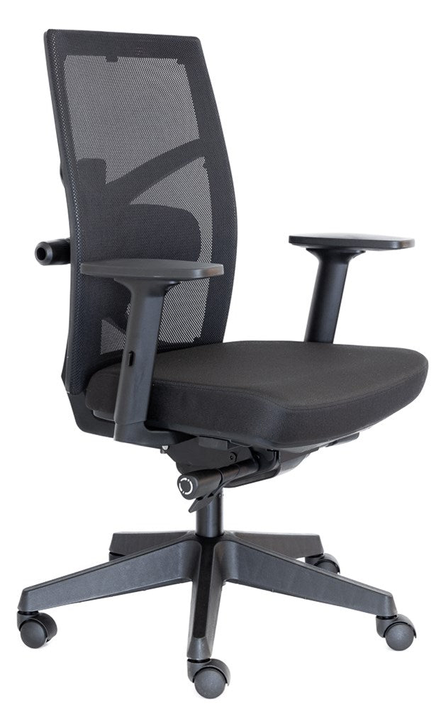 Tune Ergo Mesh Chair - Adjustable Back Support-Office Chairs-With Arms-Auckland Only-Commercial Traders - Office Furniture