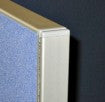 Velcro Screen Plain End-Office Partitions-1200mm-Commercial Traders - Office Furniture