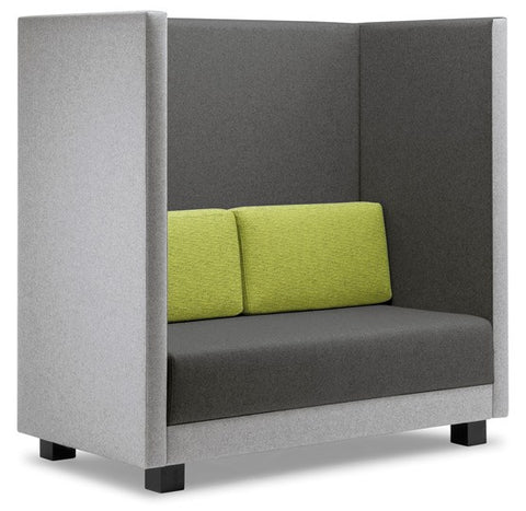 Vienna 2 Seater Booth-Reception Furniture-Augustus-Commercial Traders - Office Furniture