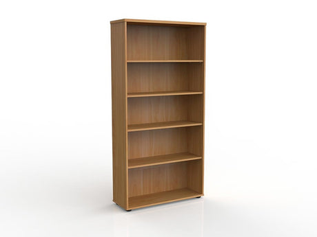 Ergoplan Bookcase 1800H x 900W - Tawa-Storage-Default-Commercial Traders - Office Furniture