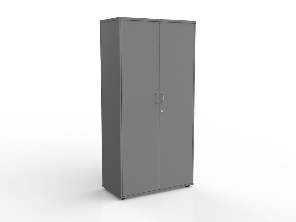 Ergoplan Cupboard 1800 H x 900 W - Silver-Storage-Default-Commercial Traders - Office Furniture