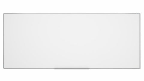 Ceramic Whiteboard 1215 x 3000-Whiteboards-No Accessories Thanks-Commercial Traders - Office Furniture