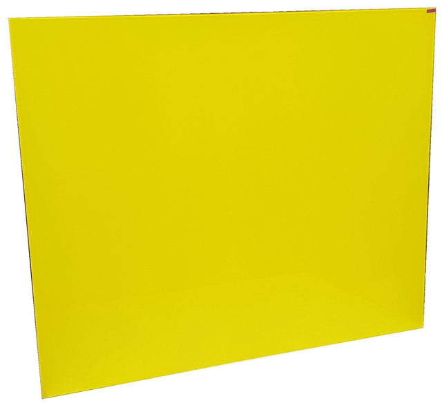 Prowite Glass Writing Board Yellow 1000 x 1800-Glass Writing Boards-Default-Commercial Traders - Office Furniture