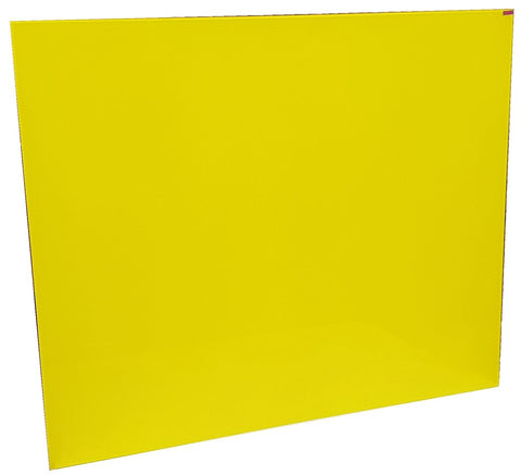 Prowite Glass Writing Board Yellow 1000 x 1800-Glass Writing Boards-Default-Commercial Traders - Office Furniture