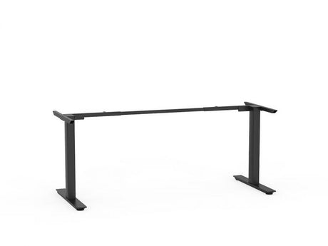 Agile Fixed Height - Frame Only-Desking-1800 - 2100-Black-Commercial Traders - Office Furniture