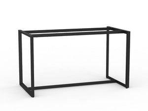 Anvil Bar Leaner - Frame Only-Meeting Room Furniture-1800 x 900-Black-Commercial Traders - Office Furniture