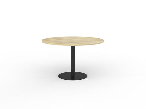 Cubit 1200 Meeting Table - Disc Base-Meeting Room Furniture-Atlantic Oak-Commercial Traders - Office Furniture
