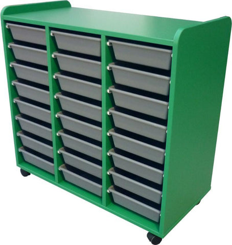 Mobile Tote Storage - 24 totes-Education Furniture-Affinity Maple-Auckland Delivery Only-Commercial Traders - Office Furniture