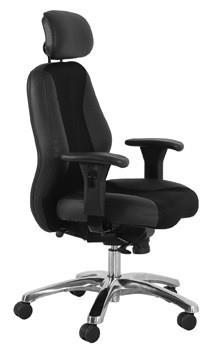 Buro Everest Chair - arms included-Office Chairs-Flat Pack Please-Commercial Traders - Office Furniture
