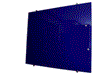 Prowite Glass Writing Board - Blue 1000 x 1800-Glass Writing Boards-Default-Commercial Traders - Office Furniture
