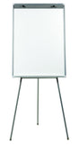 Portable Flipchart Whiteboard - Lacquered Steel 600 x 900mm-Whiteboards-No Accessories Thanks-Commercial Traders - Office Furniture