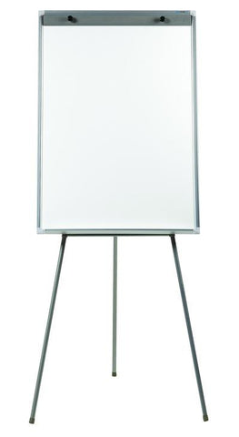 Portable Flipchart Whiteboard - Lacquered Steel 600 x 900mm-Whiteboards-No Accessories Thanks-Commercial Traders - Office Furniture