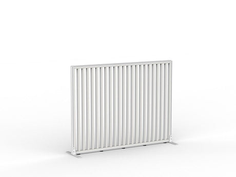 Studio Divide - 1200h x 1600w-Office Partitons-White-White-90 Degree-Commercial Traders - Office Furniture