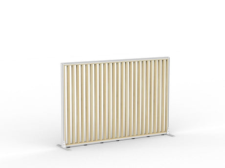 Studio Divide - 1200h x 1800w-Office Partitons-White-Atlantic Oak-90 Degree-Commercial Traders - Office Furniture