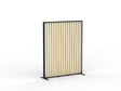 Studio Divide - 1500h x 1500w-Office Partitons-Black-Atlantic Oak-90 Degree-Commercial Traders - Office Furniture