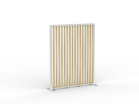Studio Divide - 1500h x 1200w-Office Partitons-White-Atlantic Oak-90 Degree-Commercial Traders - Office Furniture