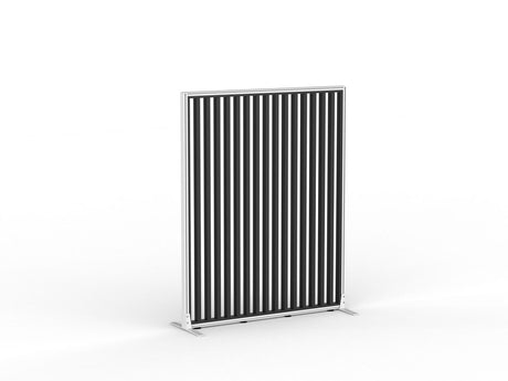 Studio Divide - 1500h x 1200w-Office Partitons-White-Black-90 Degree-Commercial Traders - Office Furniture