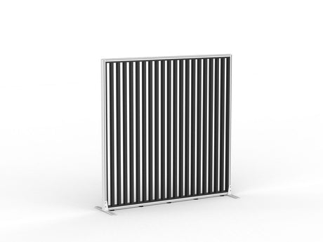 Studio Divide - 1500h x 1500w-Office Partitons-White-Black-90 Degree-Commercial Traders - Office Furniture
