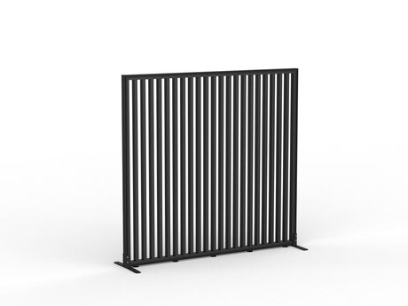 Studio Divide - 1500h x 1600w-Office Partitons-Black-Black-90 Degree-Commercial Traders - Office Furniture