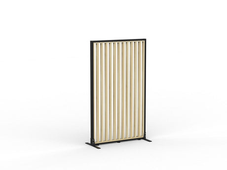 Studio Divide - 1500h x 1200w-Office Partitons-Black-Atlantic Oak-90 Degree-Commercial Traders - Office Furniture