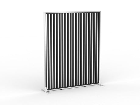 Studio Divide - 1800h x 1600w-Office Partitons-White-Black-90 Degree-Commercial Traders - Office Furniture
