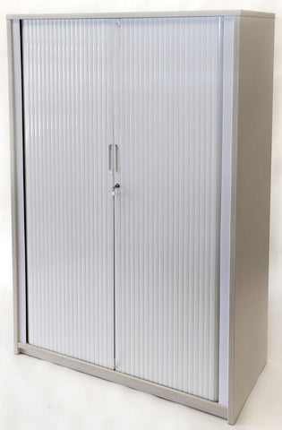 Essentials Tambour - 1800h x 1200w-Storage-Toe Kick-Auckland Delivery-Commercial Traders - Office Furniture