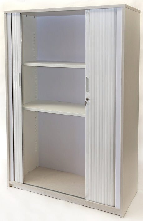 Essentials Tambour - 1800h x 1200w-Storage-Toe Kick-Auckland Delivery-Commercial Traders - Office Furniture