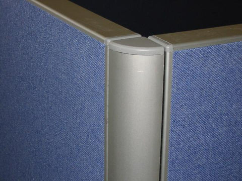 Velcro Screen Two Way Corner Post-Office Partitions-1500mm-Commercial Traders - Office Furniture